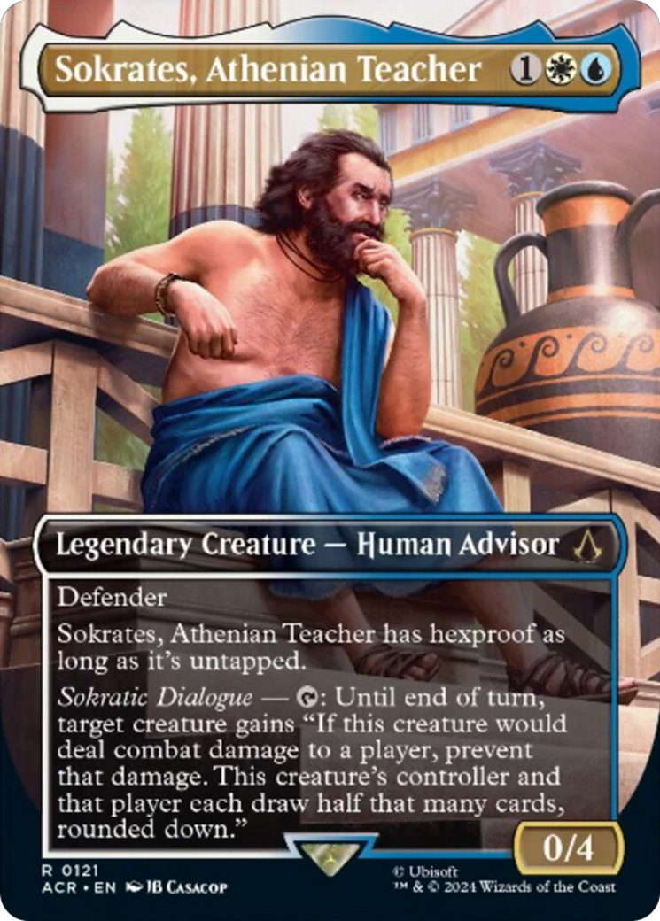 Sokrates, Athenian Teacher (Borderless) [Assassin's Creed] | Black Swamp Games