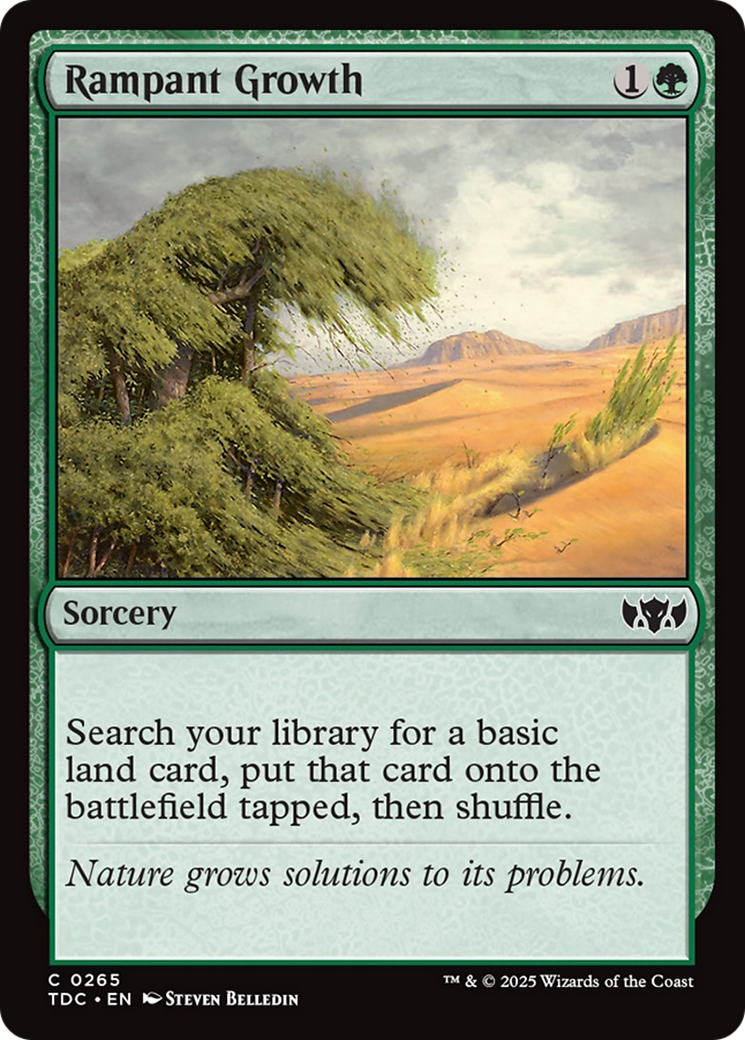 Rampant Growth [Tarkir: Dragonstorm Commander] | Black Swamp Games