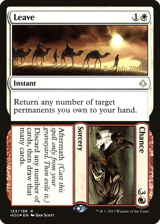 Leave // Chance [Hour of Devastation Prerelease Promos] | Black Swamp Games