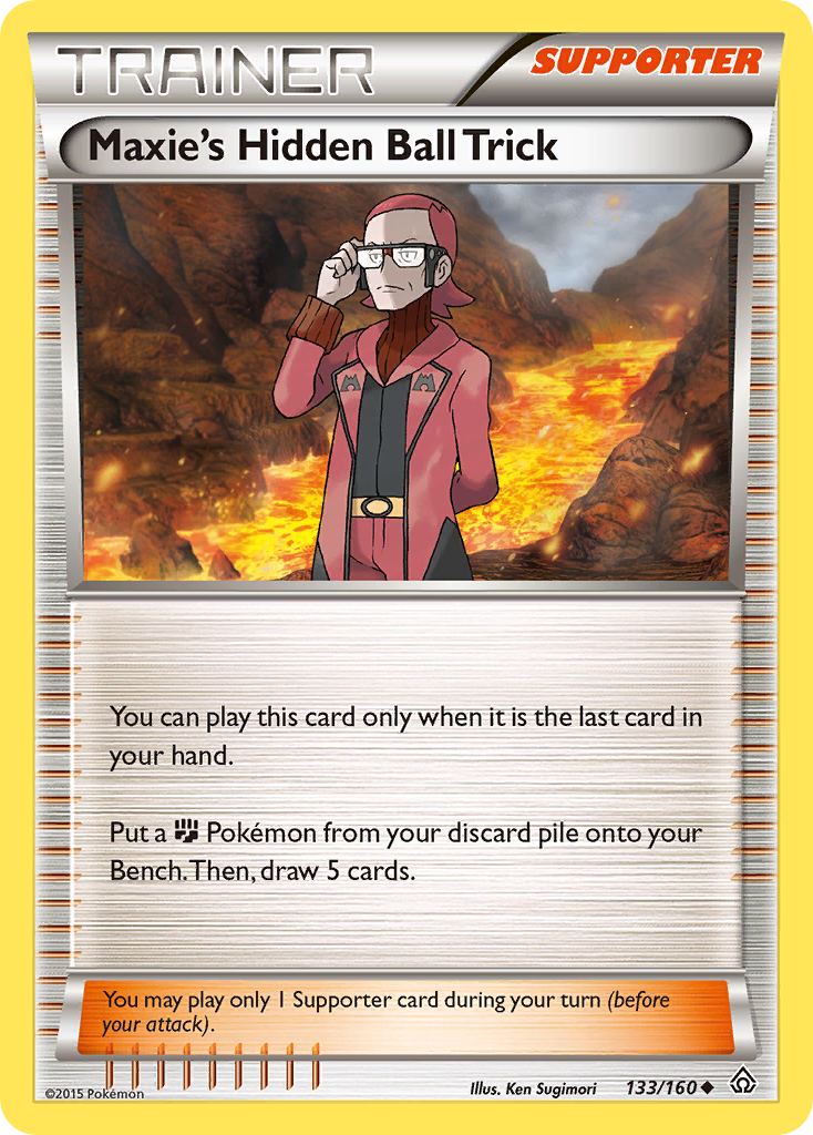 Maxie's Hidden Ball Trick (133/160) [XY: Primal Clash] | Black Swamp Games