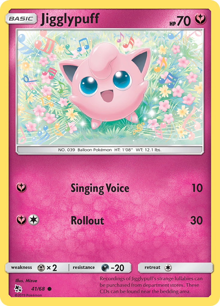 Jigglypuff (41/68) [Sun & Moon: Hidden Fates] | Black Swamp Games