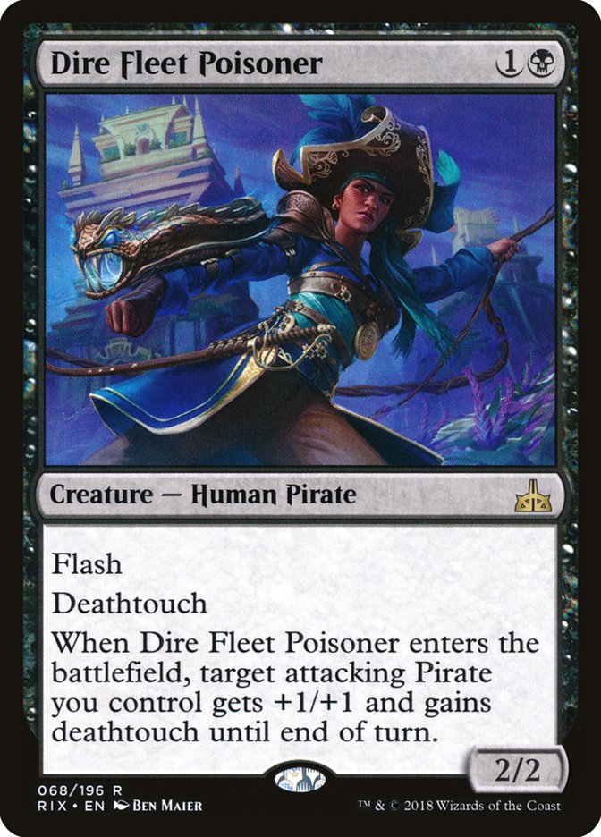 Dire Fleet Poisoner [Rivals of Ixalan] | Black Swamp Games