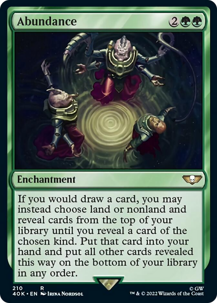 Abundance (Surge Foil) [Warhammer 40,000] | Black Swamp Games