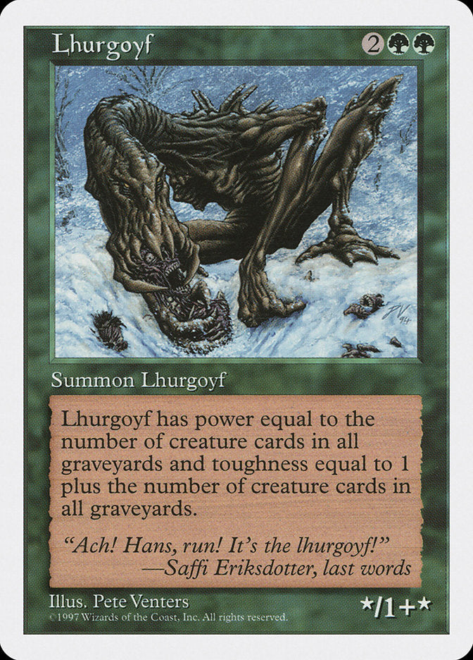 Lhurgoyf [Fifth Edition] | Black Swamp Games