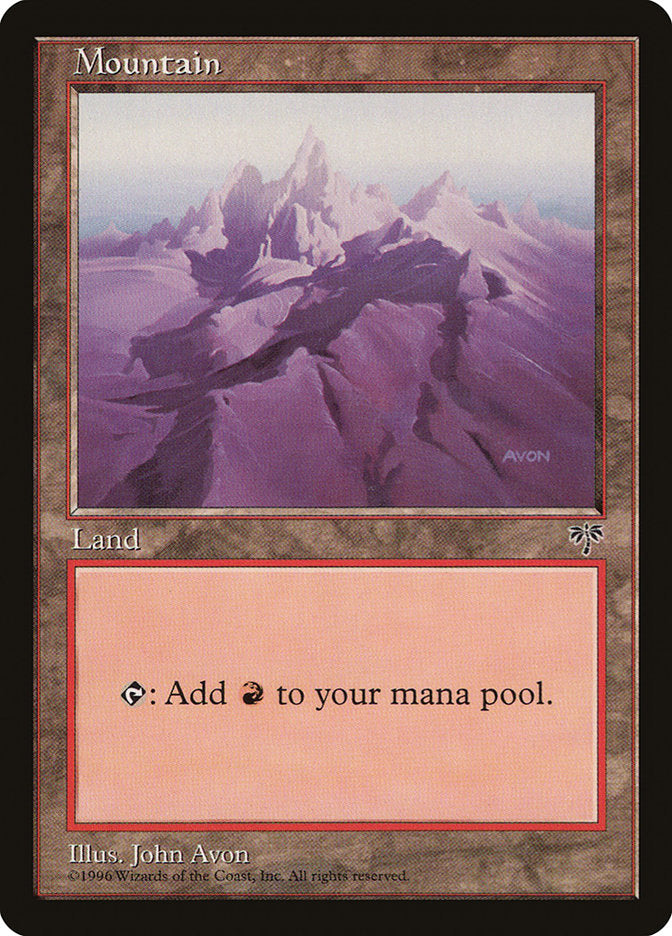 Mountain (Purple Signature) [Mirage] | Black Swamp Games