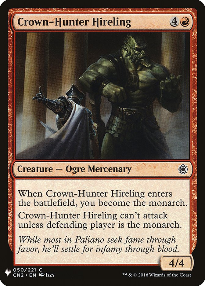 Crown-Hunter Hireling [Mystery Booster] | Black Swamp Games