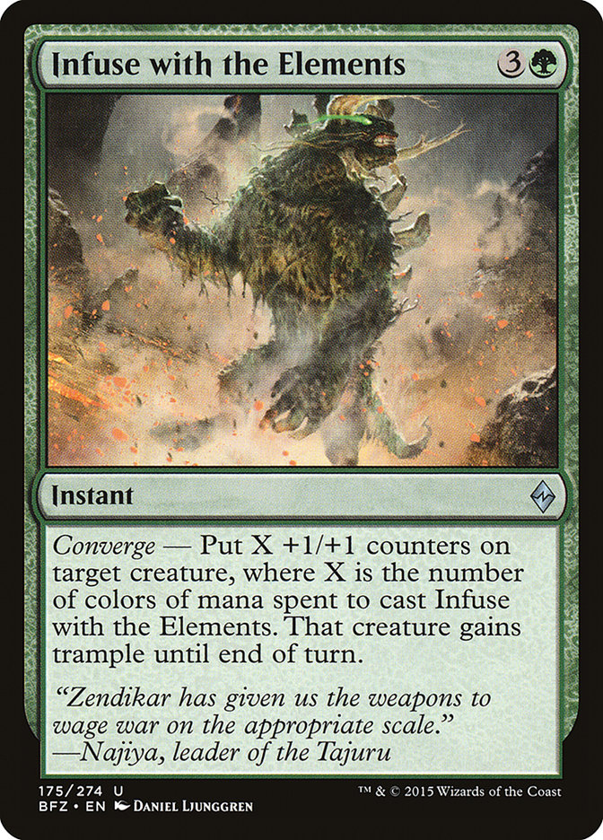 Infuse with the Elements [Battle for Zendikar] | Black Swamp Games