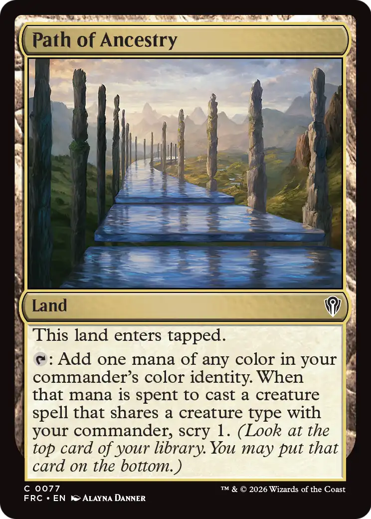 Path of Ancestry [Reality Fracture Commander] | Black Swamp Games