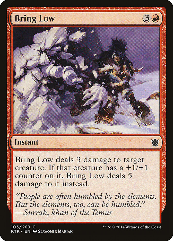 Bring Low [Khans of Tarkir] | Black Swamp Games