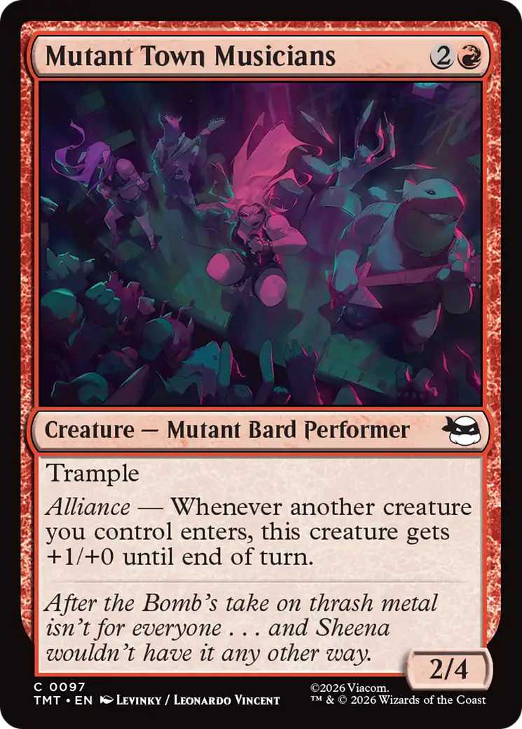 Mutant Town Musicians [Teenage Mutant Ninja Turtles] | Black Swamp Games