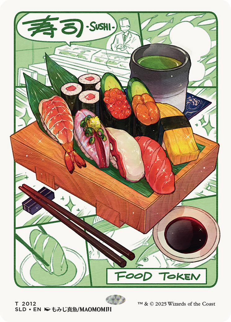 Food Token (2012) (Rainbow Foil) [Secret Lair Drop Series] | Black Swamp Games