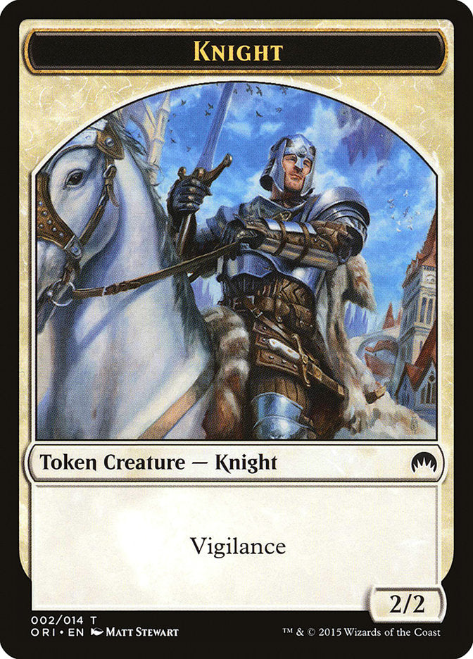 Knight Token [Magic Origins Tokens] | Black Swamp Games