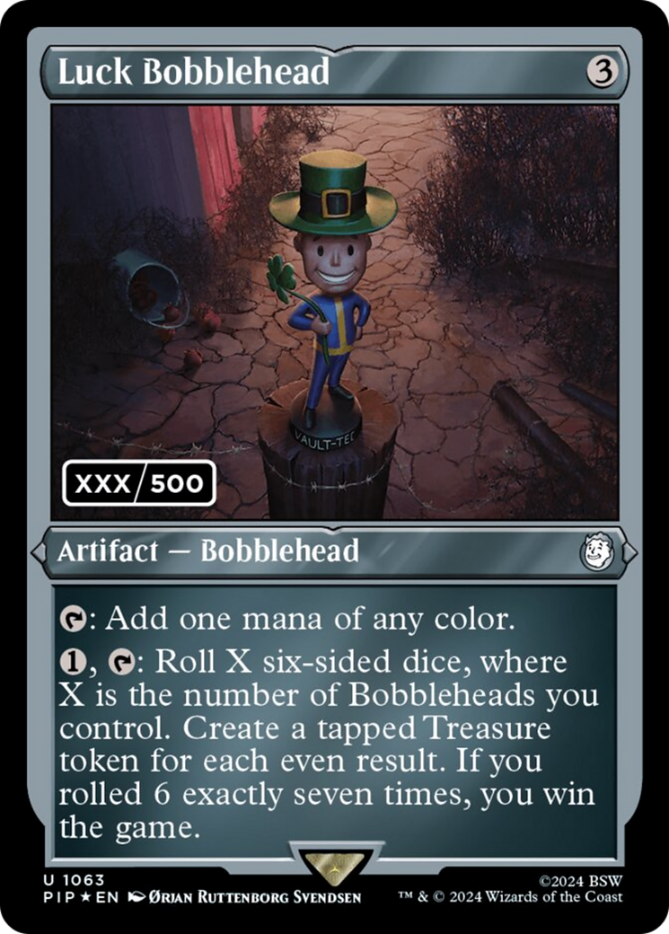 Luck Bobblehead (Serial Numbered) [Fallout] | Black Swamp Games