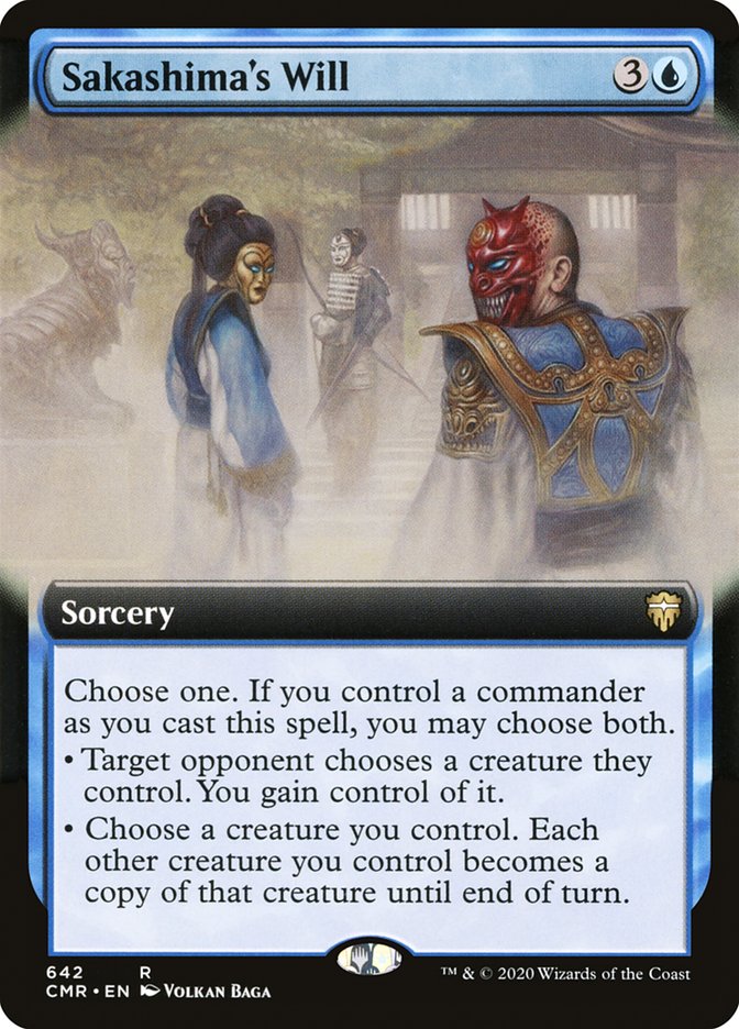 Sakashima's Will (Extended Art) [Commander Legends] | Black Swamp Games