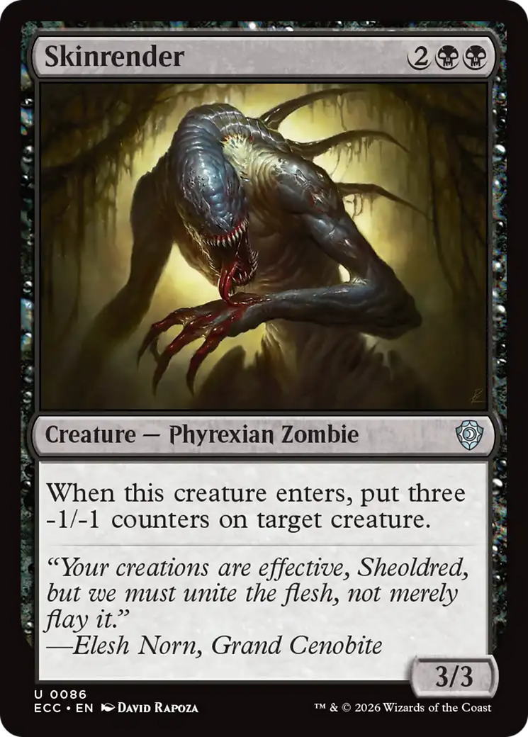 Skinrender [Lorwyn Eclipsed Commander] | Black Swamp Games