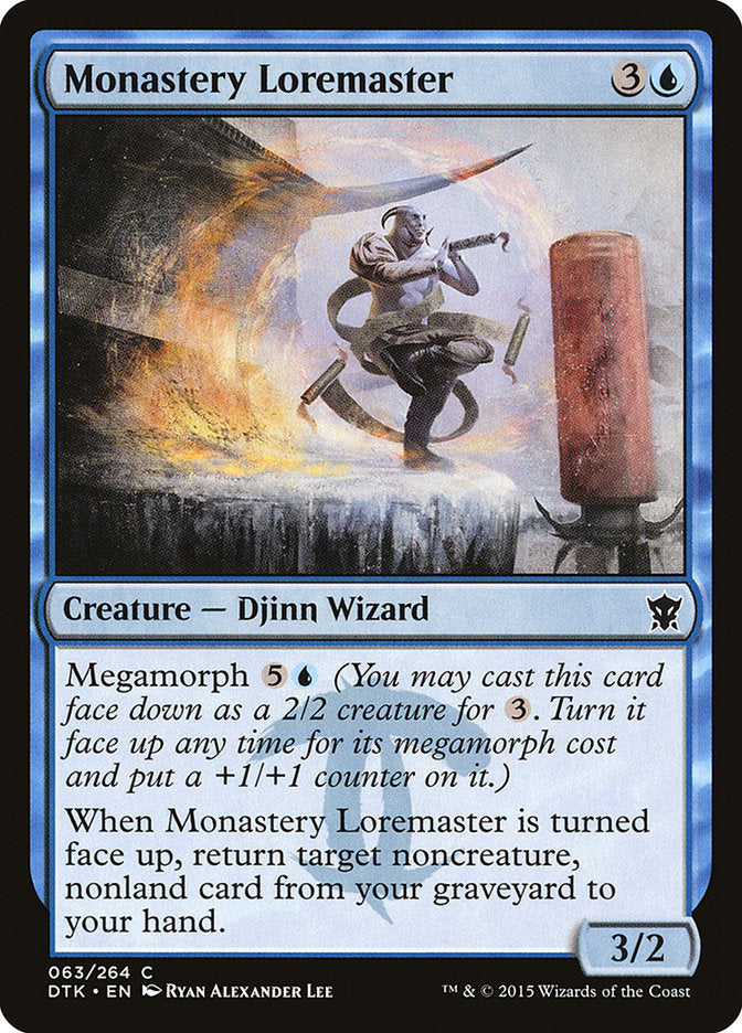 Monastery Loremaster [Dragons of Tarkir] | Black Swamp Games