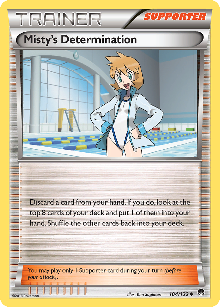 Misty's Determination (104/122) [XY: BREAKpoint] | Black Swamp Games
