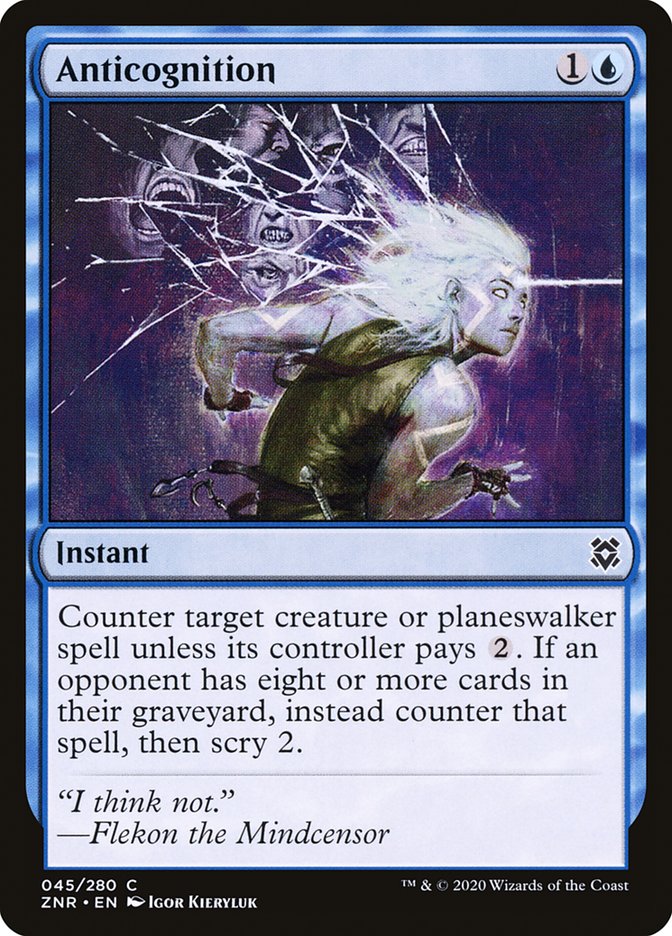 Anticognition [Zendikar Rising] | Black Swamp Games