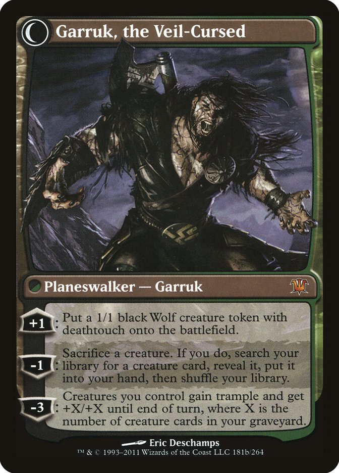 Garruk Relentless // Garruk, the Veil-Cursed [Innistrad] | Black Swamp Games