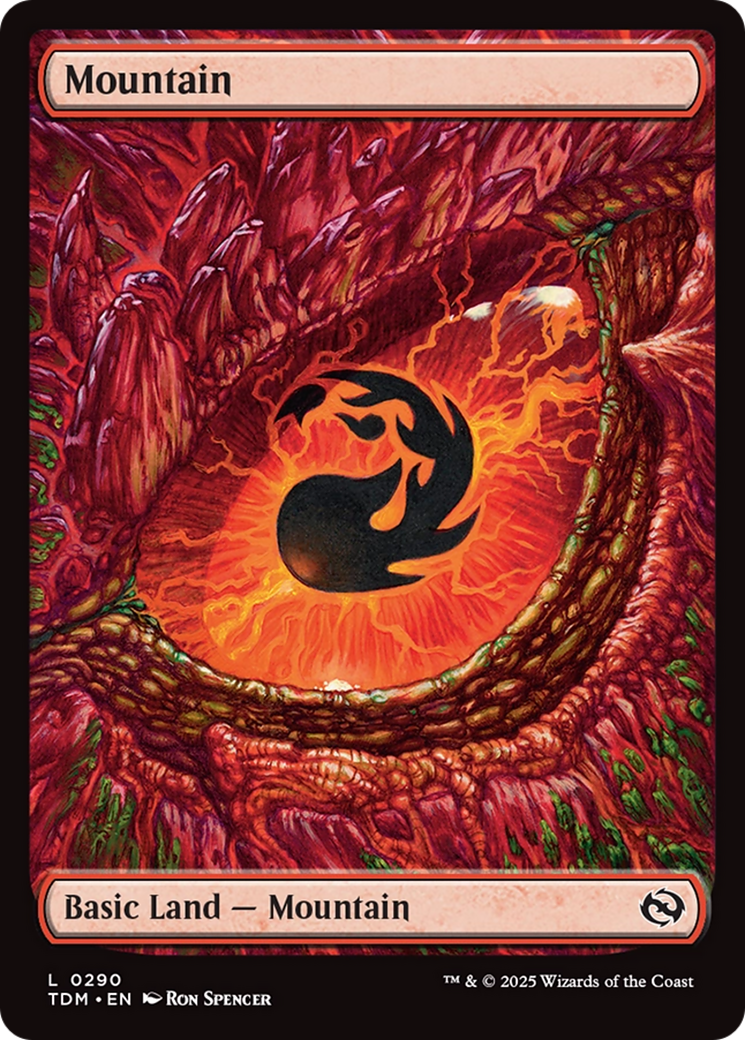 Mountain (0290) [Tarkir: Dragonstorm] | Black Swamp Games