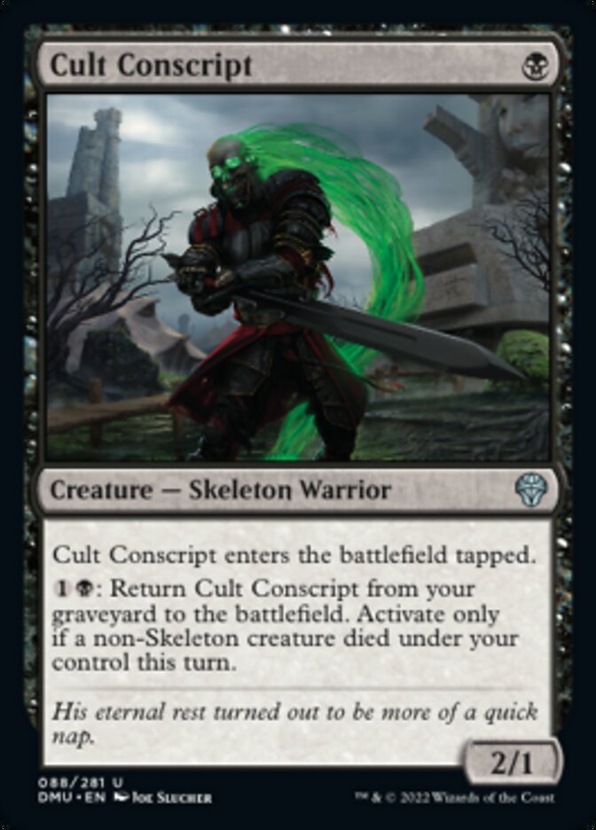 Cult Conscript [Dominaria United] | Black Swamp Games