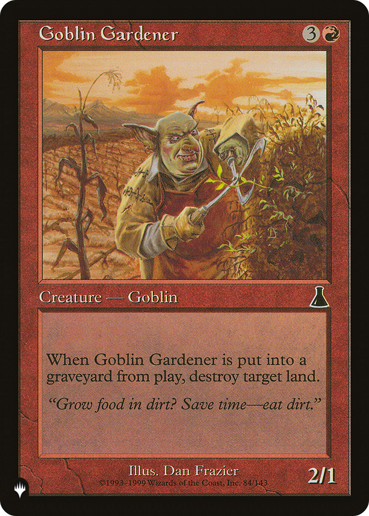 Goblin Gardener [The List] | Black Swamp Games