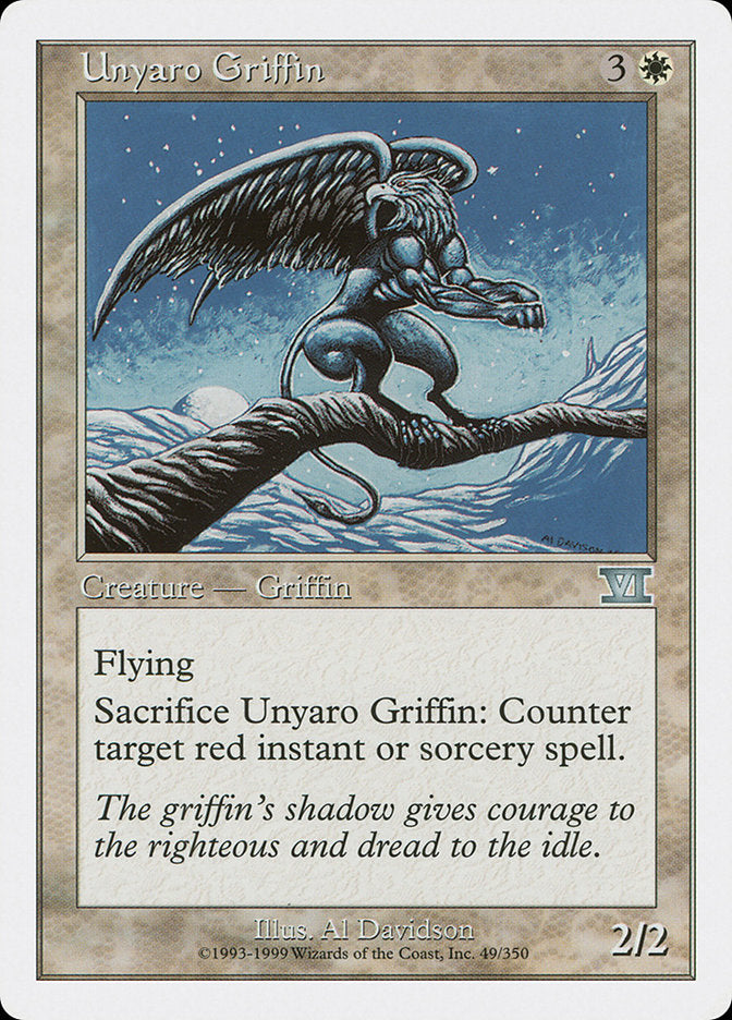 Unyaro Griffin [Classic Sixth Edition] | Black Swamp Games