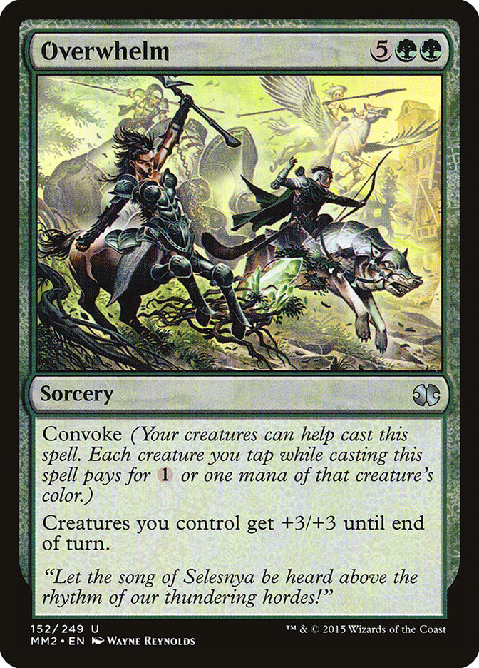 Overwhelm [Modern Masters 2015] | Black Swamp Games