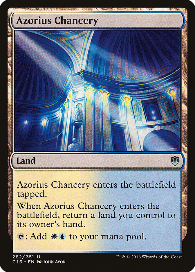 Azorius Chancery [Commander 2016] | Black Swamp Games