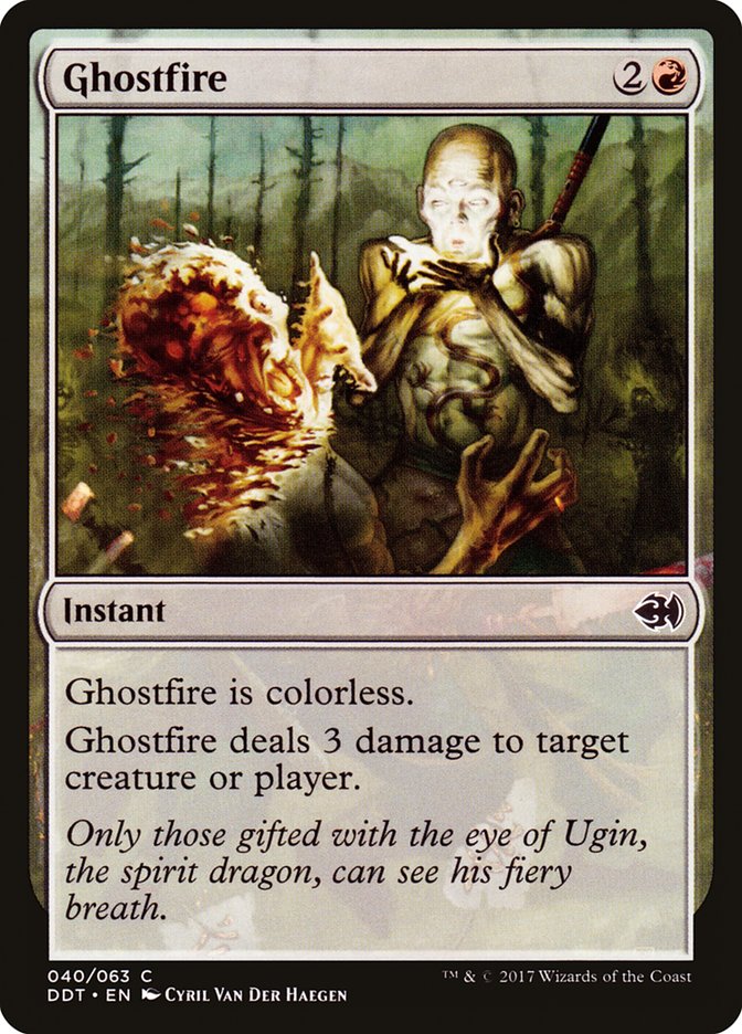 Ghostfire [Duel Decks: Merfolk vs. Goblins] | Black Swamp Games