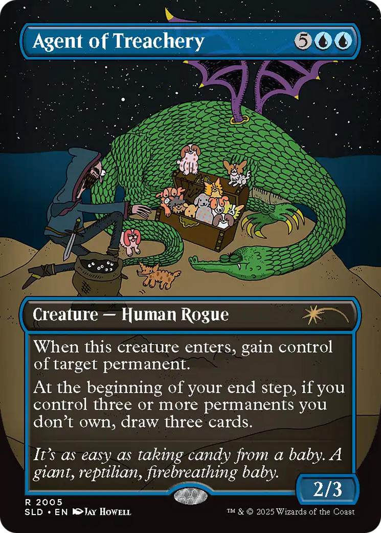 Agent of Treachery (Rainbow Foil) [Secret Lair Drop Series] | Black Swamp Games