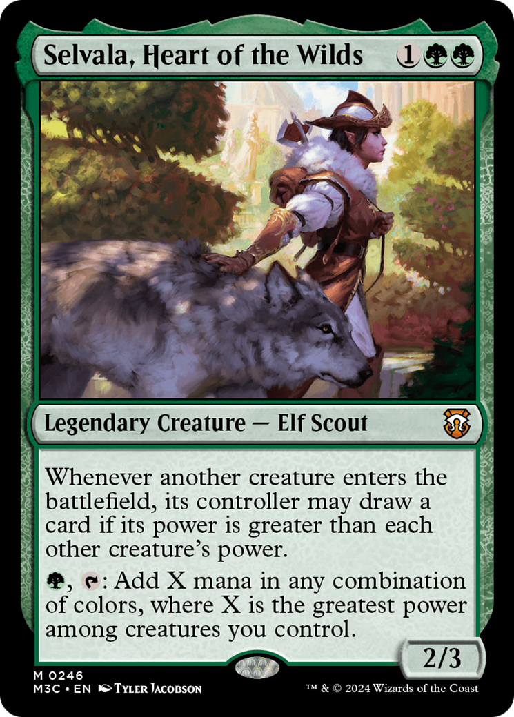 Selvala, Heart of the Wilds [Modern Horizons 3 Commander] | Black Swamp Games