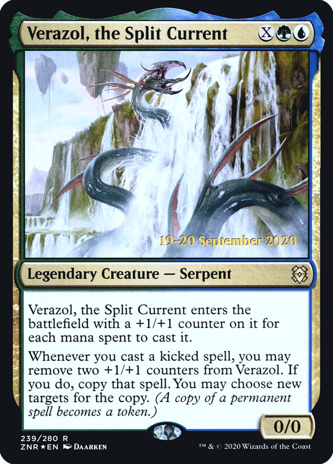 Verazol, the Split Current [Zendikar Rising Prerelease Promos] | Black Swamp Games