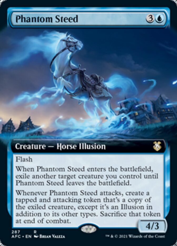 Phantom Steed (Extended Art) [Dungeons & Dragons: Adventures in the Forgotten Realms Commander] | Black Swamp Games