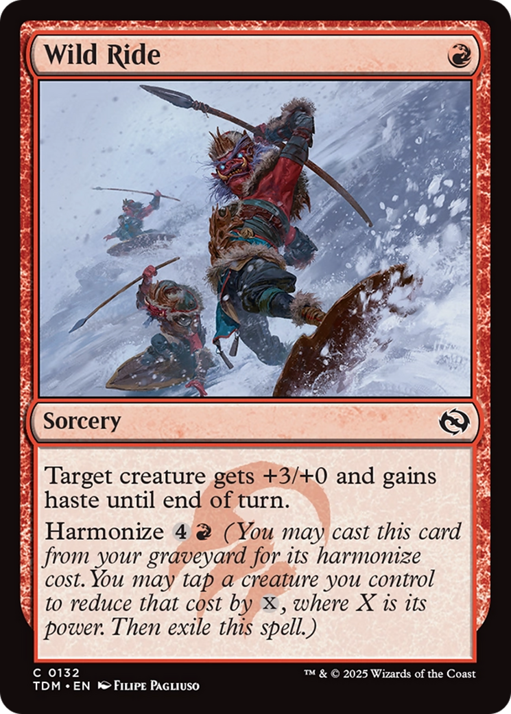 Wild Ride [Tarkir: Dragonstorm] | Black Swamp Games