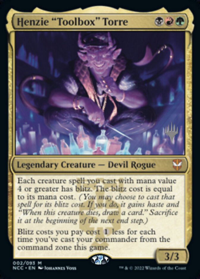 Henzie "Toolbox" Torre (Promo Pack) [Streets of New Capenna Commander Promos] | Black Swamp Games