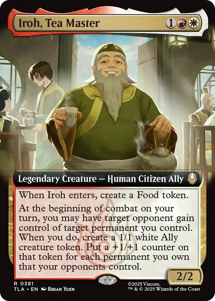Iroh, Tea Master (Extended Art) [Avatar: The Last Airbender] | Black Swamp Games