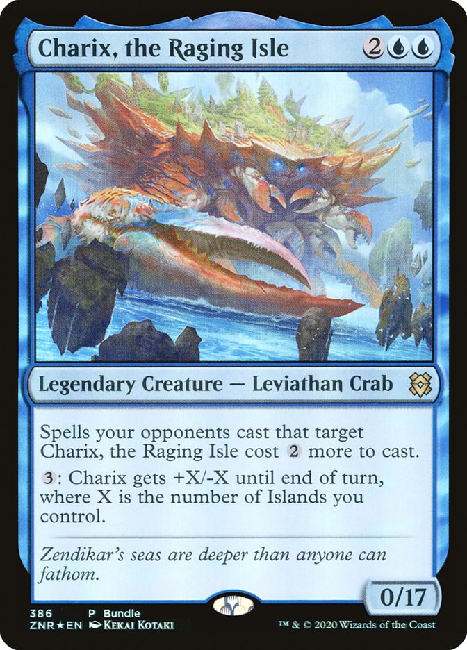 Charix, the Raging Isle (386) [Zendikar Rising Promos] | Black Swamp Games