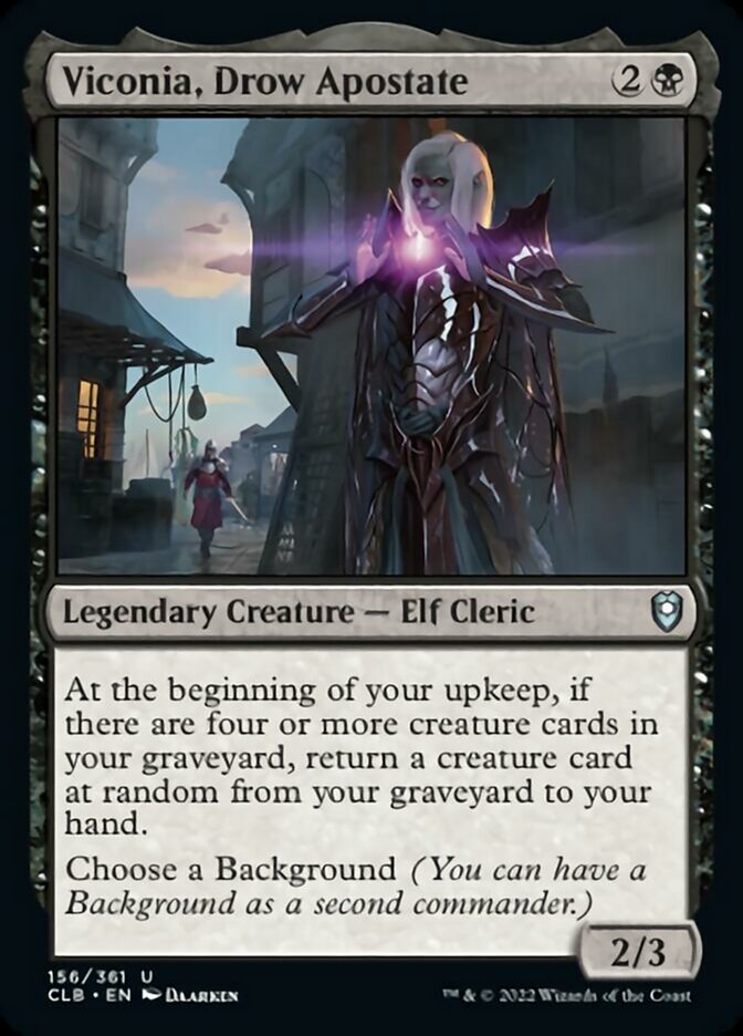 Viconia, Drow Apostate [Commander Legends: Battle for Baldur's Gate] | Black Swamp Games