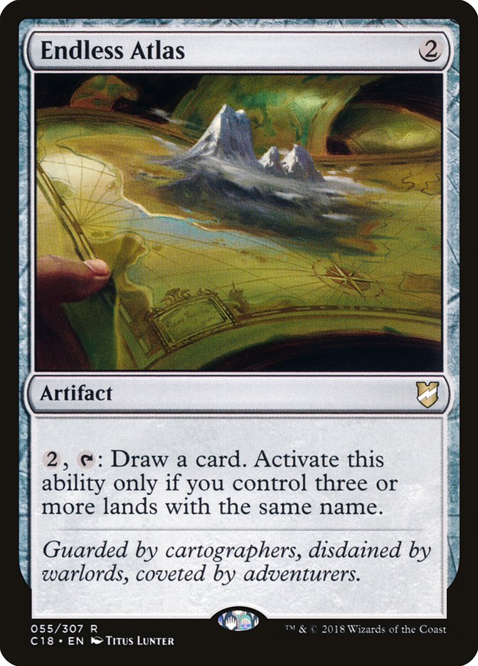 Endless Atlas [Commander 2018] | Black Swamp Games