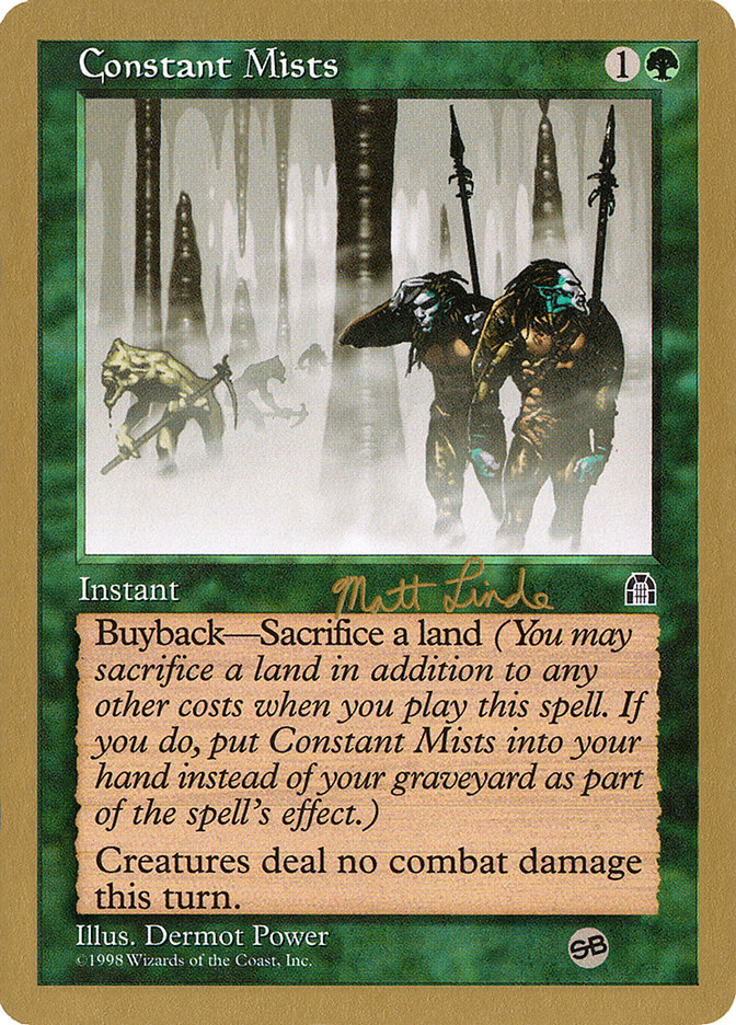 Constant Mists (Matt Linde) (SB) [World Championship Decks 1999] | Black Swamp Games