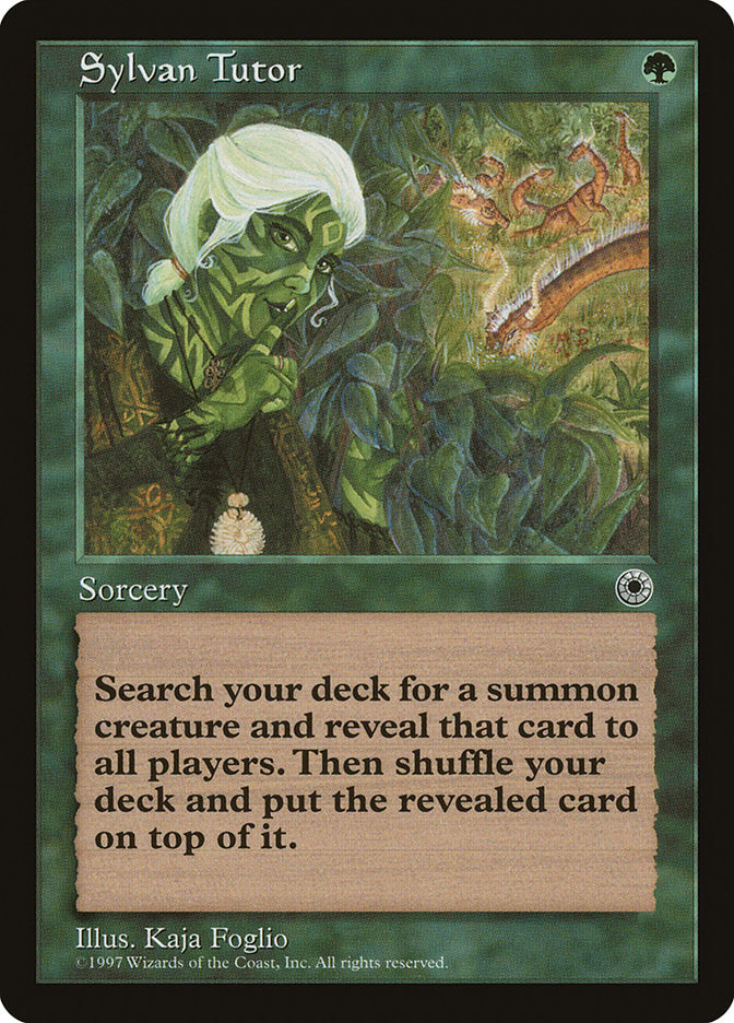 Sylvan Tutor [Portal] | Black Swamp Games