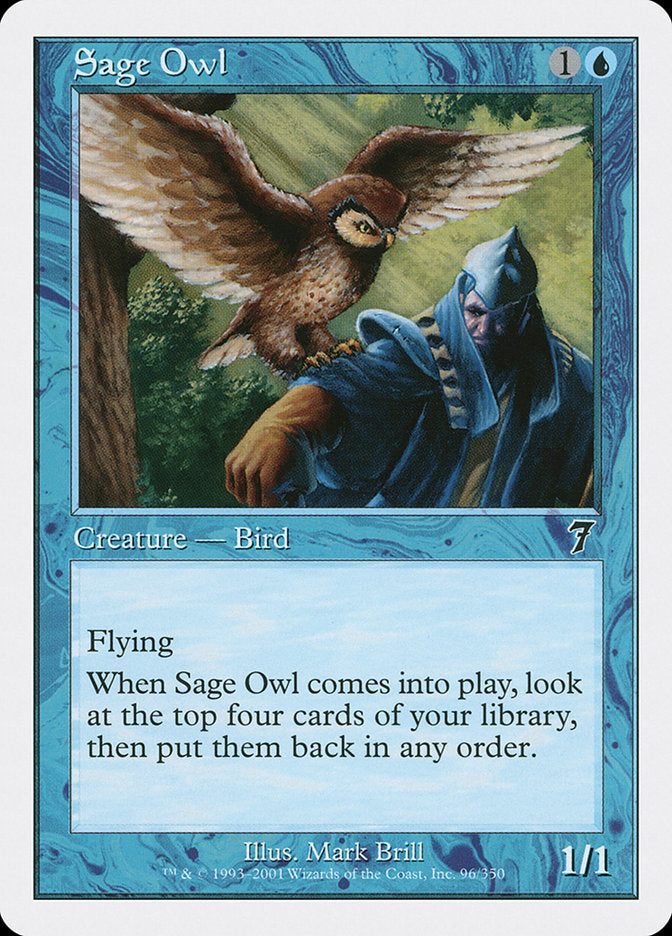Sage Owl [Seventh Edition] | Black Swamp Games