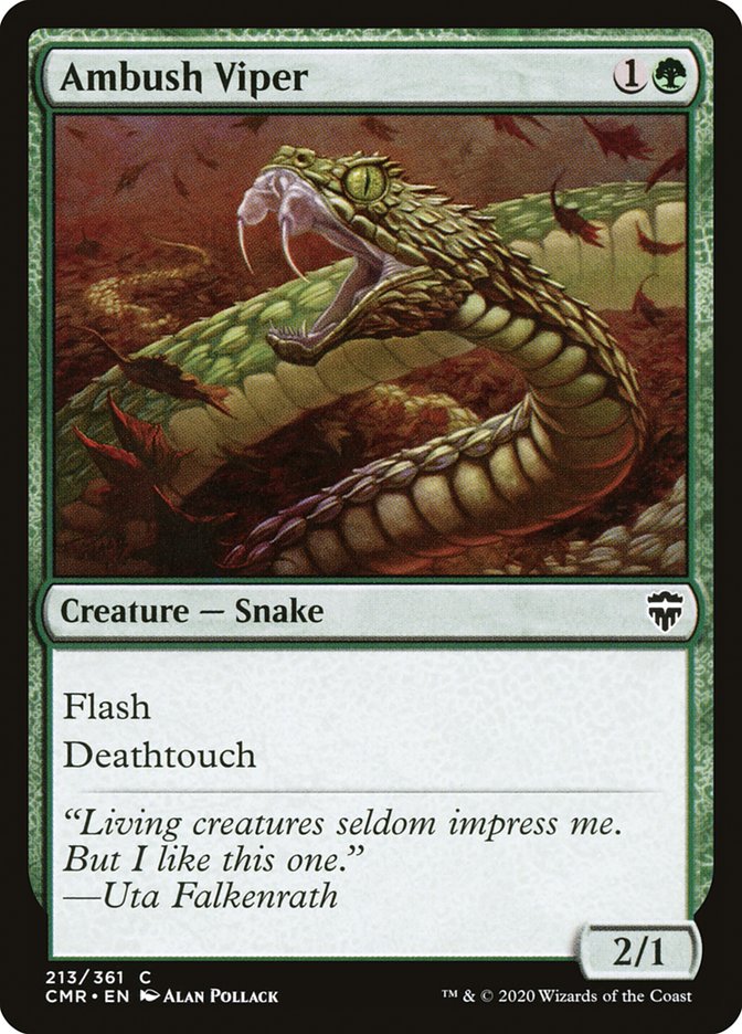 Ambush Viper [Commander Legends] | Black Swamp Games