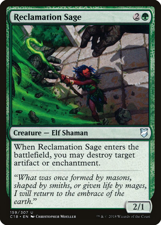 Reclamation Sage [Commander 2018] | Black Swamp Games