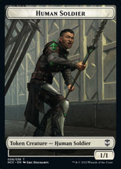 Eldrazi // Human Soldier Double-Sided Token [Streets of New Capenna Commander Tokens] | Black Swamp Games