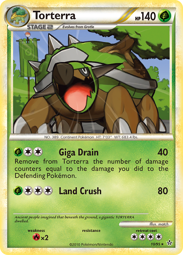 Torterra (10/95) [HeartGold & SoulSilver: Unleashed] | Black Swamp Games