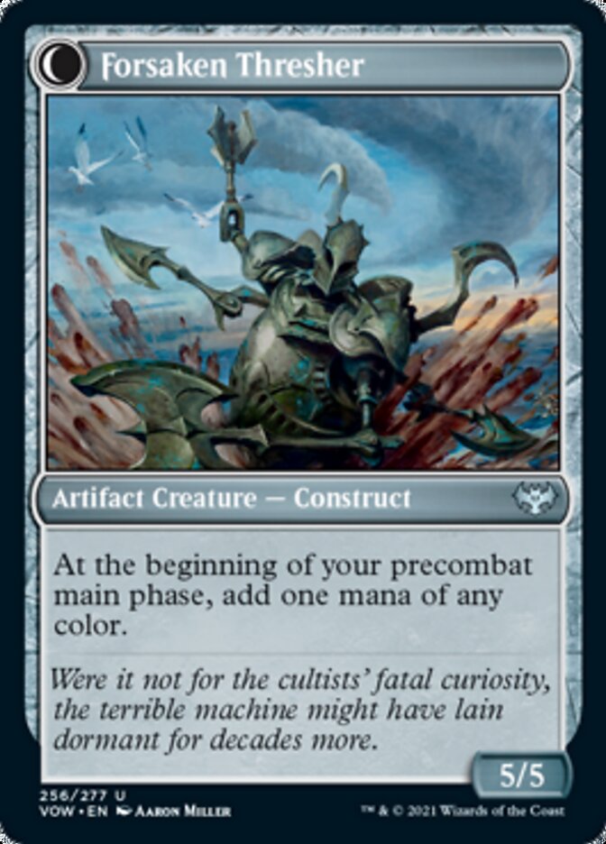Foreboding Statue // Forsaken Thresher [Innistrad: Crimson Vow] | Black Swamp Games