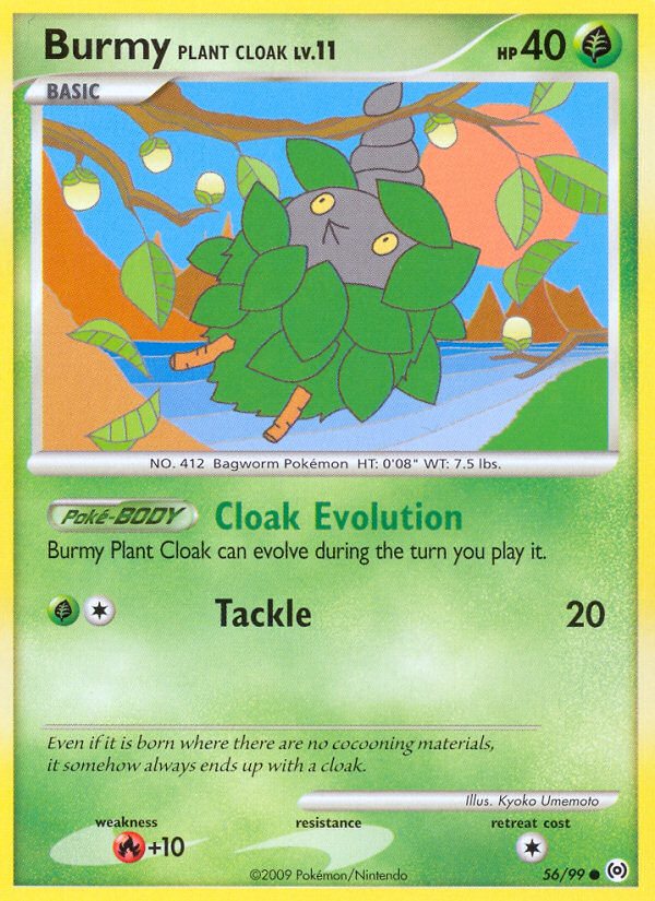 Burmy Plant Cloak (56/99) [Platinum: Arceus] | Black Swamp Games
