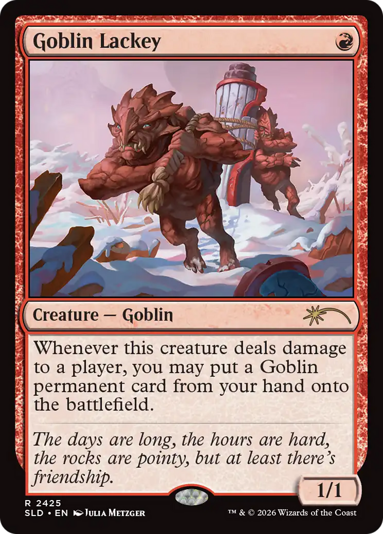 Goblin Lackey (2425) [Secret Lair Drop Series] | Black Swamp Games